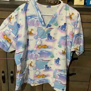 DISNEY SCRUB TOP